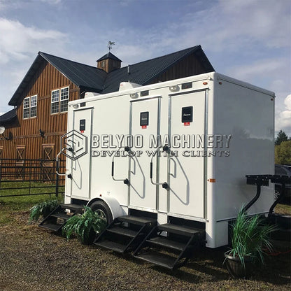 Luxury Mobile Restroom Trailer - Outdoor Portable Bathroom for Camping, Travel Toilet Manufacturer