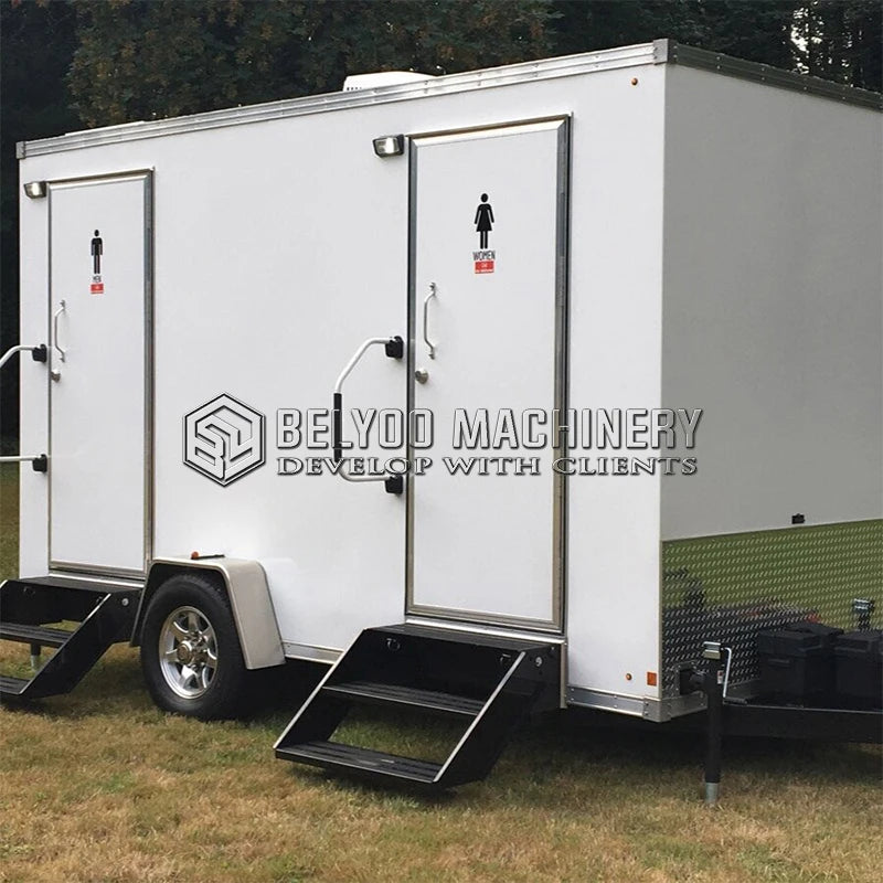 Luxury Mobile Restroom Trailer - Outdoor Portable Bathroom for Camping, Travel Toilet Manufacturer