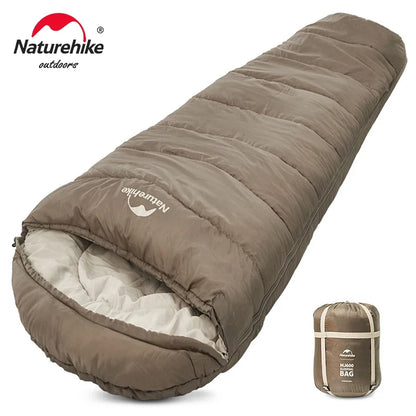 Naturehike Sleeping Bag Series - MJ300 (-1℃) and MJ600 (-12℃) Lightweight Mummy Sleeping Bags for Outdoor Camping and Winter