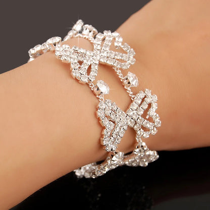New Fashion Charm Bracelets - 925 Silver with AAAAA Zircon Crystals, Luxury Jewelry for Women, Perfect for Wedding Engagement