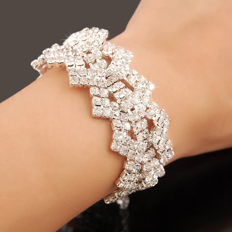 Wedding & Engagement Sparkle: 925 Silver Charm Bracelet
