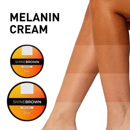 Premium Natural Tan Accelerator Cream - Shiny Brown Sunbed Aloe Lotion Gel, 100ml