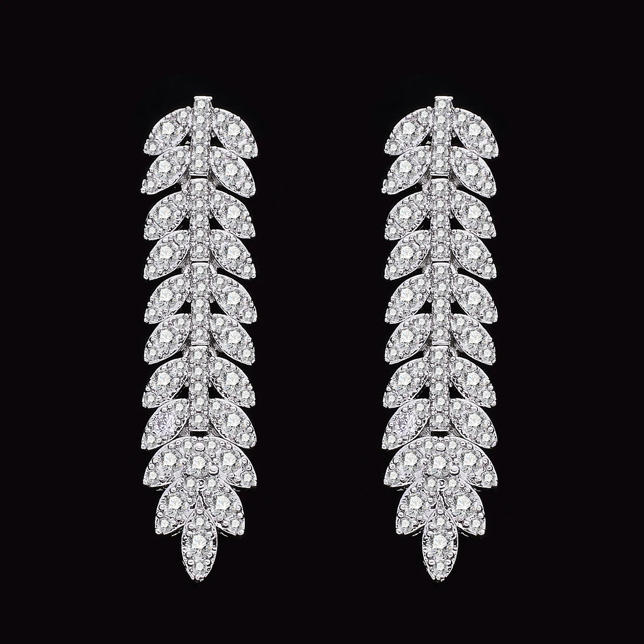 Nigeria 4pcs Bridal Zirconia Jewelry Sets - Luxury Dubai Style Platinum Plated CZ Crystal Wedding Sets for Women