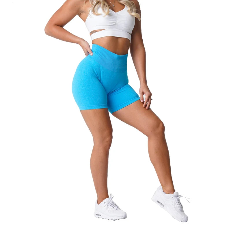 Nvgtn Seamless Pro Shorts Spandex Shorts Woman Fitness Elastic Breathable Hip-lifting Leisure Sports Running