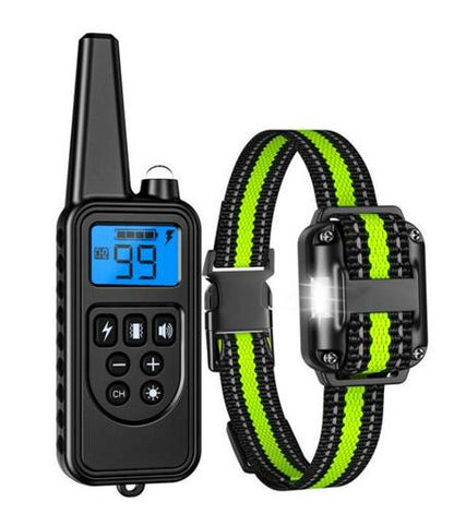 Waterproof Electric Shock Dog Barking Collar - Rechargeable Dog Training Collar