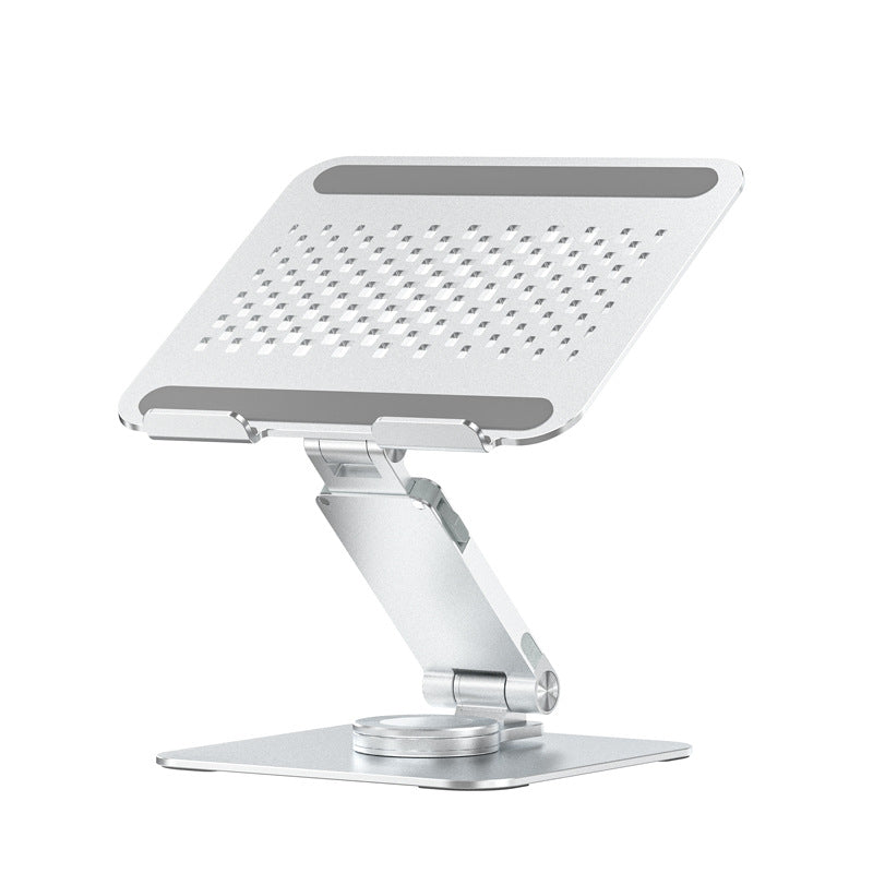 Seizer Aluminum Alloy Laptop Stand - 360° Rotatable, Heightened Folding Rack with MIC Heat Dissipation Base