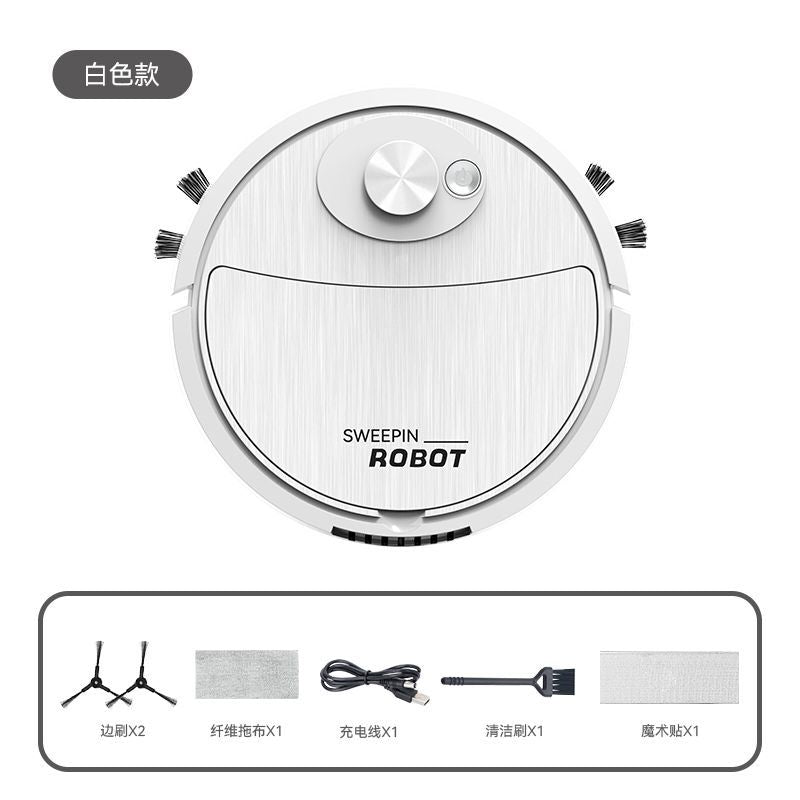 Intelligent 3-in-1 Sweeping, Mopping, and Suction Robot - Lazy Vacuum Cleaner for Household Use