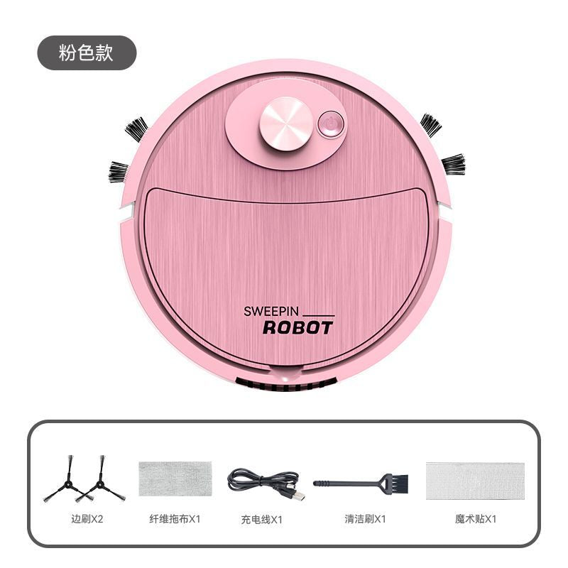 Intelligent 3-in-1 Sweeping, Mopping, and Suction Robot - Lazy Vacuum Cleaner for Household Use