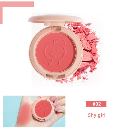 SANIYE Monochrome Blush - Long-Lasting Pink Blush for a Vitality Girly Look, Also Use as Eyeshadow