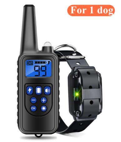 Waterproof Electric Shock Dog Barking Collar - Rechargeable Dog Training Collar