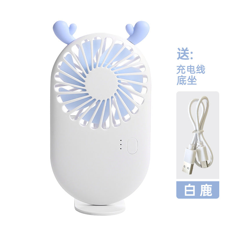 Portable Mini USB Fan - Powerful Pocket-Sized Electric Fan for Desktop and Handheld Use