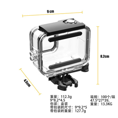 Waterproof Dive Case for GoPro Accessories - Detachable Lens Action Camera Case