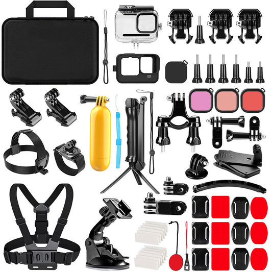 61-in-1 GoPro Action Camera Accessory Kit with Large Organizer Case