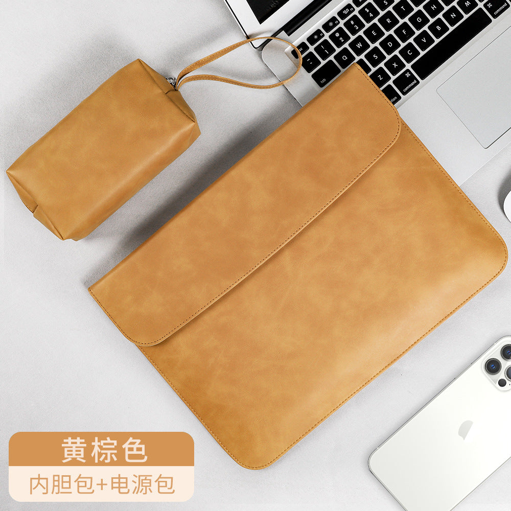 Apple MacBook Leather Case - Air 13.6 Sleeve, Pro 13 Laptop Bag