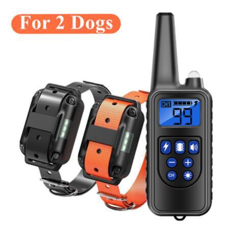 Waterproof Electric Shock Dog Barking Collar - Rechargeable Dog Training Collar