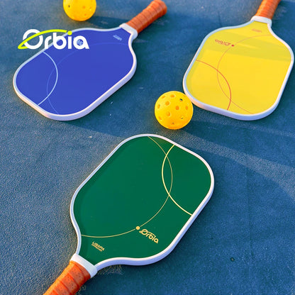 Orbia Sports Pickleball Set - USAPA Approved, Includes 2 Glass Fiber Paddles, 4 Pickleballs, and Carry Net Bag