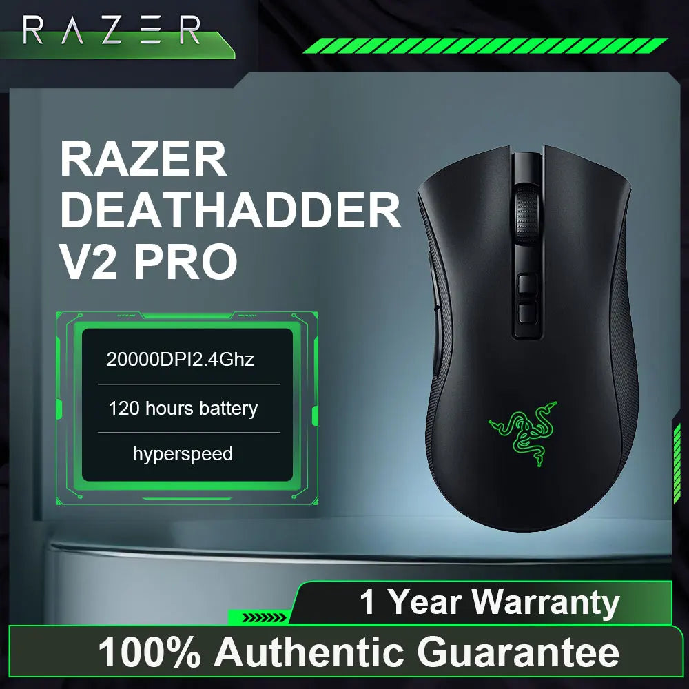 Unleash Wireless Mastery: Razer DeathAdder V2 Pro Wireless Gaming Mouse