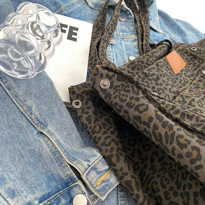 Leopard Print Canvas Tote: 2024's Must-Have Accessory