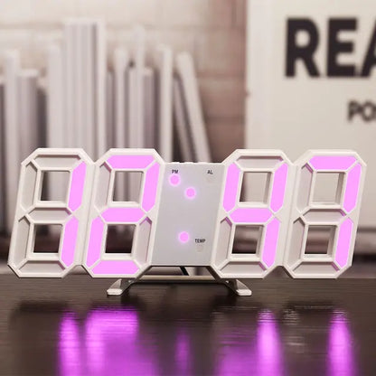 Organize Your Day: Versatile LED Clock with Date & Temperature