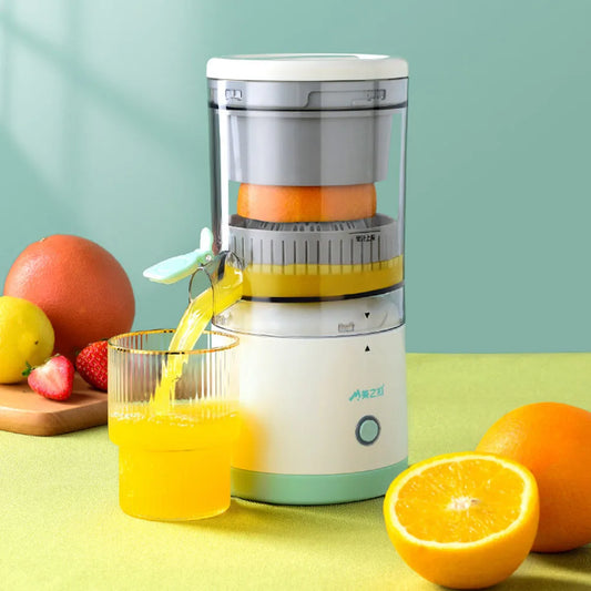 Portable Electric Juicer - USB Charging, Mini Household Citrus Juicer and Blender for Travel, Orange and Lemon Juice Mixer