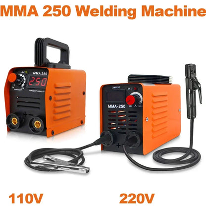 Portable ZX7 250A MMA Arc Welder - Inverter Welding Machine, 110V/220V, Mini Iron Electric Welding Equipment for Car Repairs
