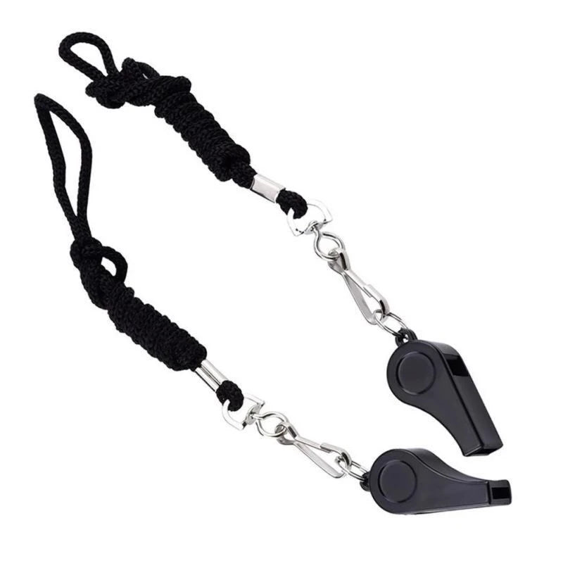 Professional Coach Whistle - Sports Referee Training Whistle for Football, Basketball, Outdoor Survival with Lanyard, Cheerleading Tool