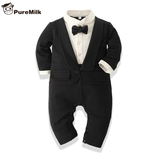 PureMilk Newborn Baby Boy Soft Cotton Rompers