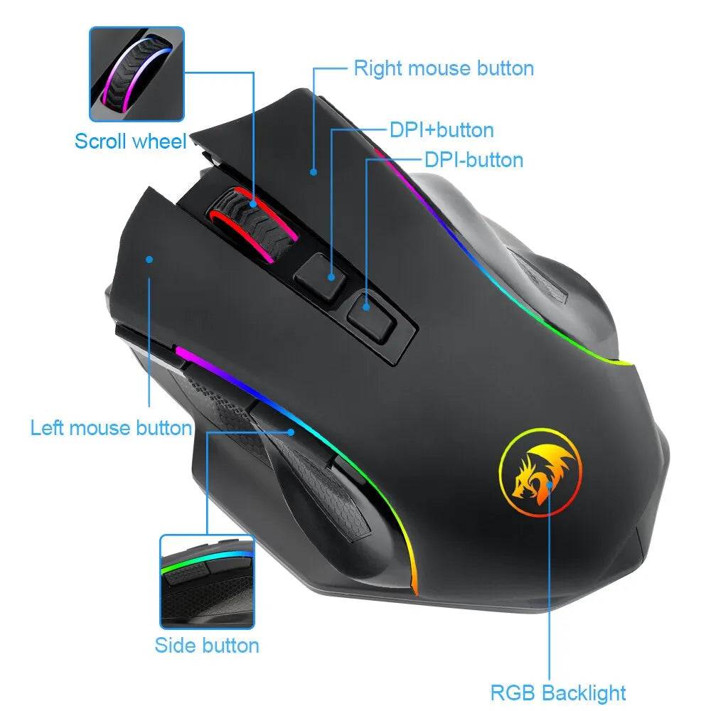 Cut the Cord, Conquer the Game: Redragon Griffin M602 KS Wireless Gaming Mouse