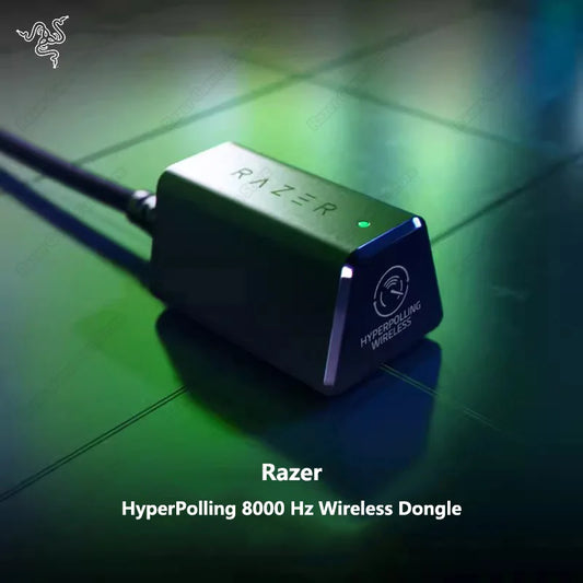 Unleash Ultra-Fast Wireless Performance: Razer HyperPolling 8KHz Dongle (For Viper V2 Pro, DeathAdder V3 Pro, Basilisk V3 Pro & Cobra Pro)