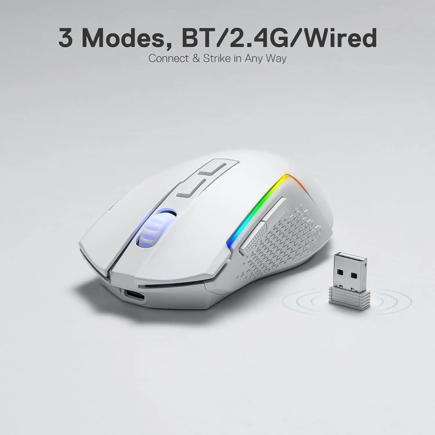 Unleash Tri-Mode Freedom: Redragon M693 Wireless Gaming Mouse