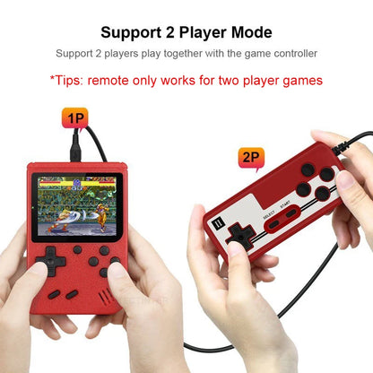 Retro Portable Mini Handheld Video Game Console - 8-Bit, 3.0 Inch Color LCD, Kids' Game Player with 500 Built-in Games