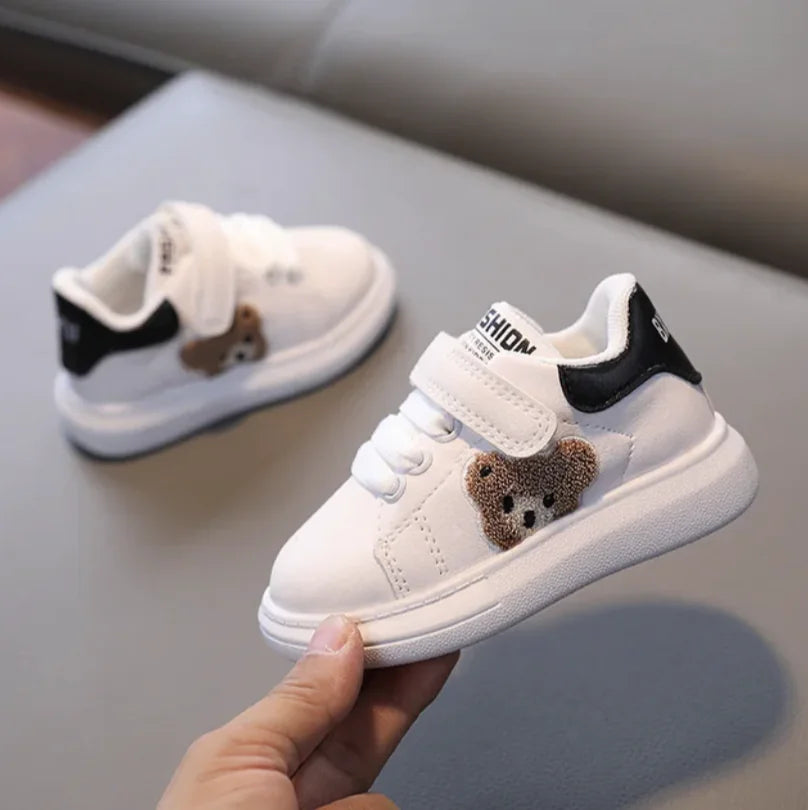 Autumn Panda-Themed Toddler Sneakers for Boys and Girls