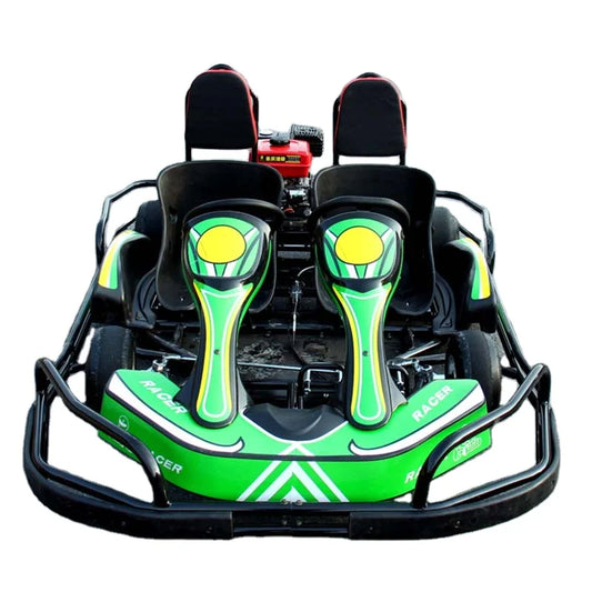 Double Seat Go-Kart for Adults - F1 Style Competitive Drift Kart, Available in Gasoline or Electric Models