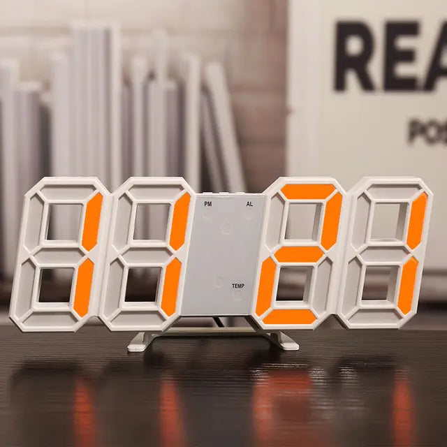 Organize Your Day: Versatile LED Clock with Date & Temperature