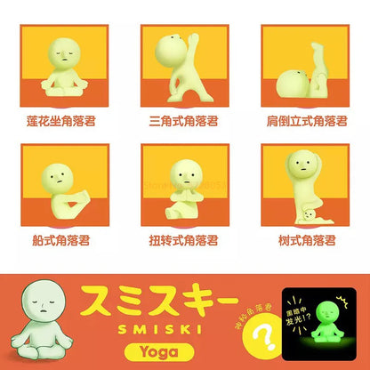 SMISKI Noctilucent Green Doll Series - Blind Mystery Box Action Figures for Desktop Decoration