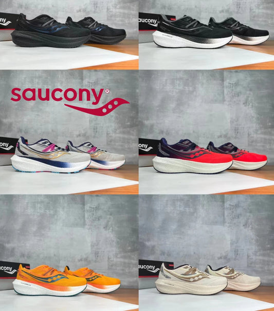 Saucony Triumph 20 - New Summer Running Shoes for Men, Shock-Absorbing Sneakers with Breathable Design