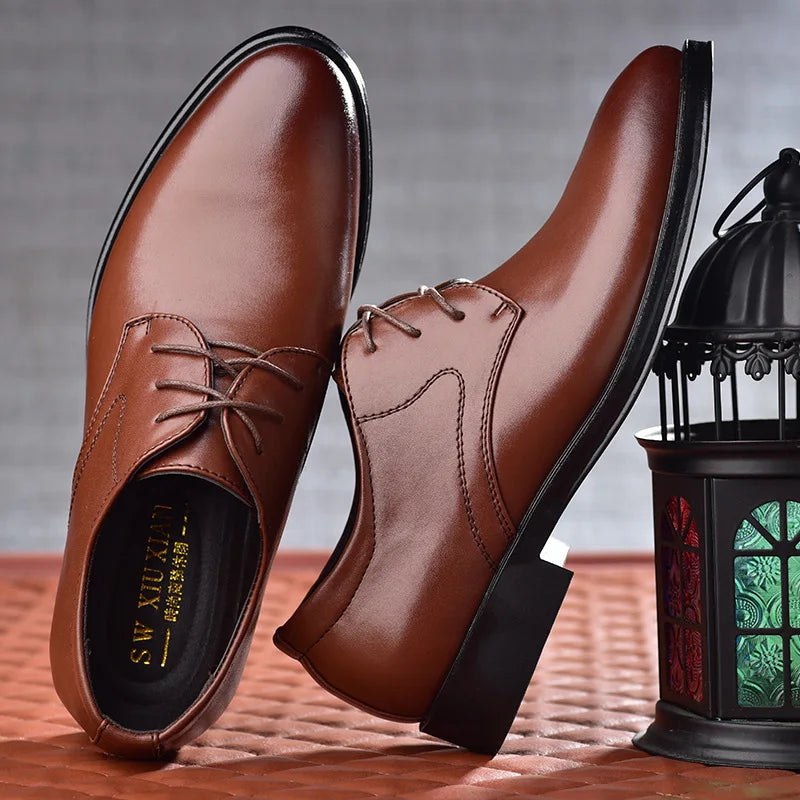 Polished & Comfortable: Men's Leather Dress Shoes