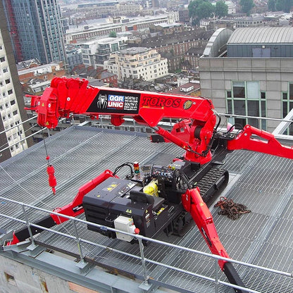 Compact Spider Crane - Mini Crawler with Telescopic Outrigger, Ideal for Narrow Spaces, Foldable Lifting Construction