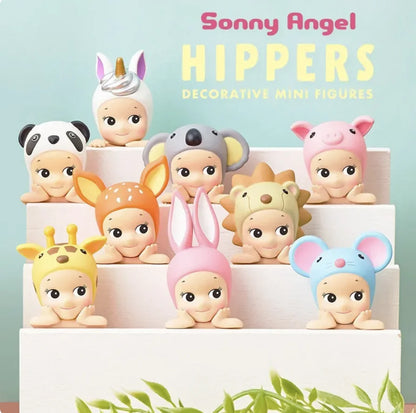 Sonny Angel Animal Hippers Blind Box with Confirmed Styles - Phone Screen Decorations and Birthday Gifts
