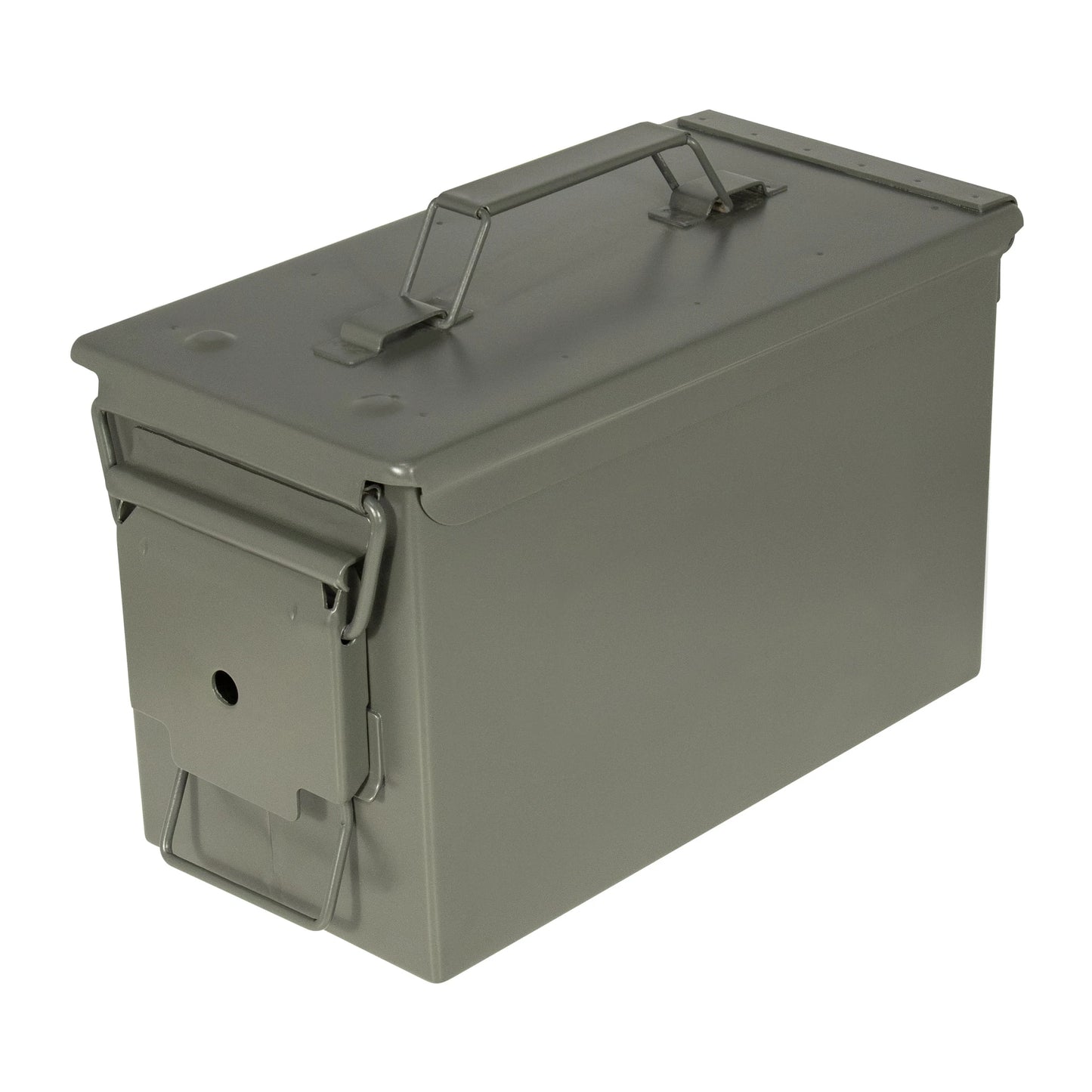 Strategy 50 Caliber Metal Ammo Storage Box - 12x6.125x7.25 Inches, OD Green