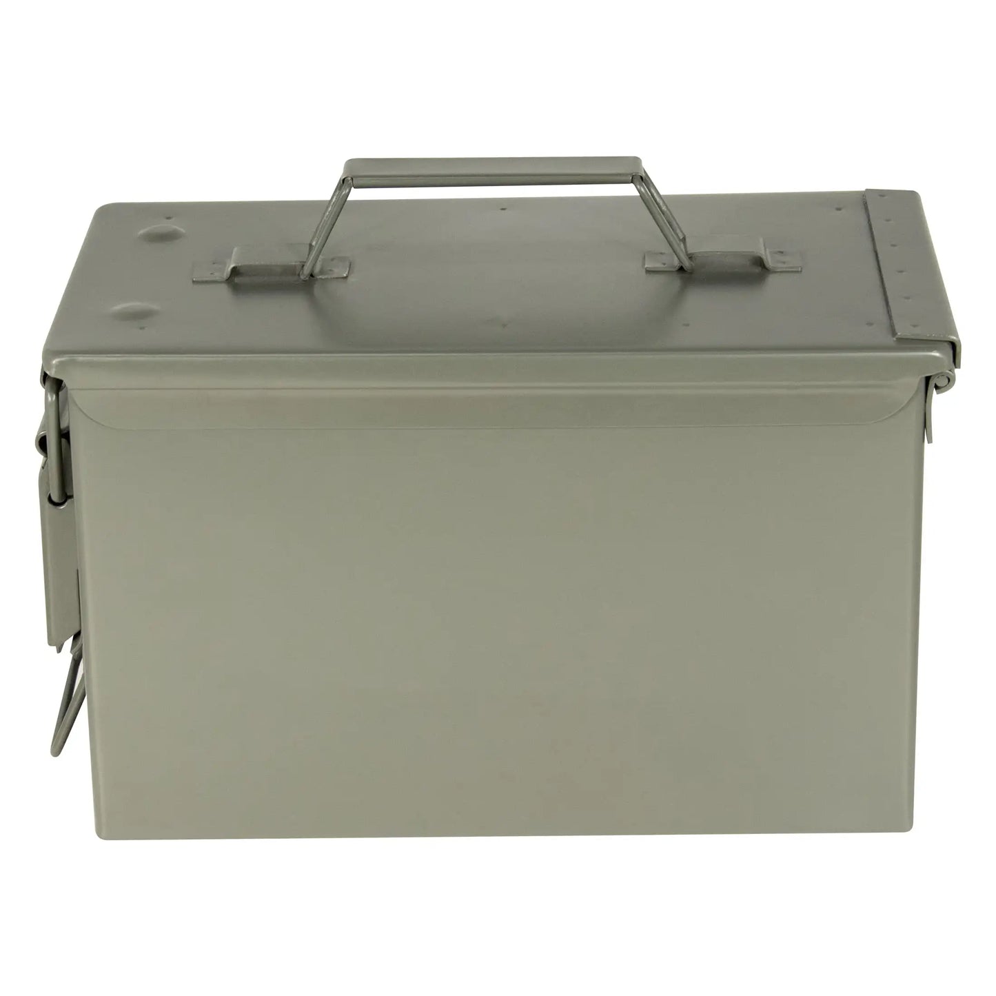 Strategy 50 Caliber Metal Ammo Storage Box - 12x6.125x7.25 Inches, OD Green