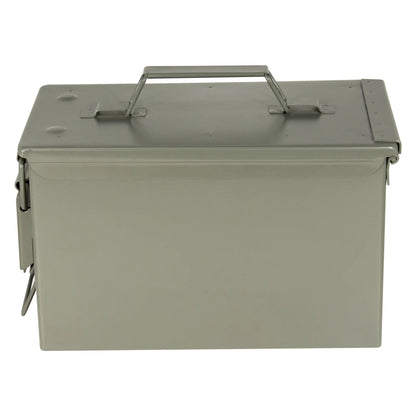 Strategy 50 Caliber Metal Ammo Storage Box - 12x6.125x7.25 Inches, OD Green