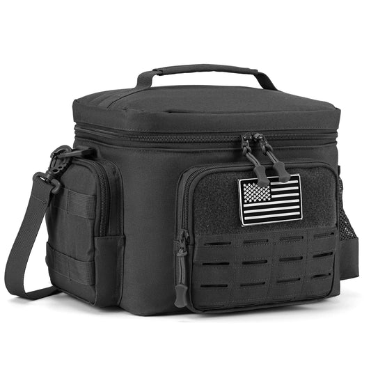 Tactical Thermal Cooler Bag - Military Heavy Duty Insulated Lunch Box, Leakproof and Durable for Men, Ideal for Work, Meals, Camping, and Picnic