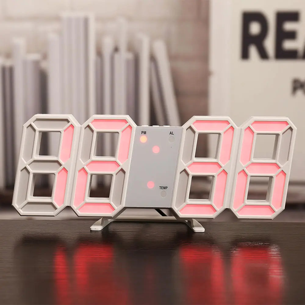 Organize Your Day: Versatile LED Clock with Date & Temperature