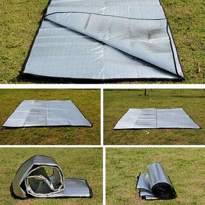 Ultralight Waterproof Camping Mat - Picnic Blanket, Beach Mattress, Sleeping Pad with Aluminum Foil EVA Foam, Outdoor Tent Footprint