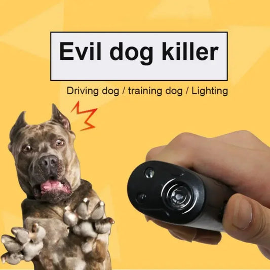 Ultrasonic Pet Dog Repeller - Anti-Barking Stop Bark Training Device, High Power, Battery-Free Dog Training Repellents