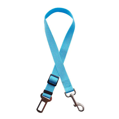 Adjustable Dog Safety Seat Belt - Secure and Stylish Protection for Your Pet on the Go