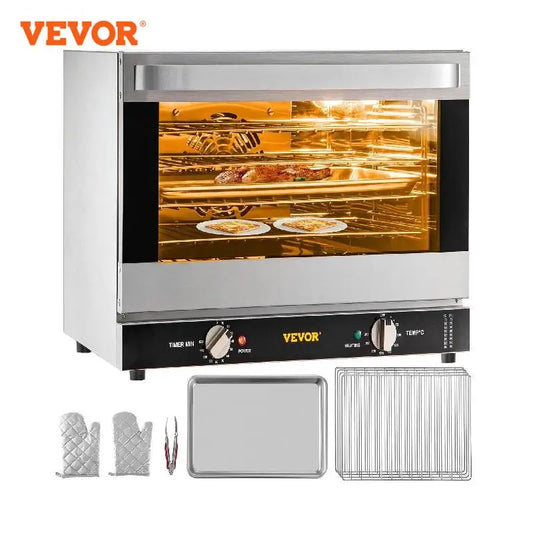 VEVOR Electric Oven - Commercial Multifunction Countertop, Available in 21L, 47L, 66L with 3/4-Layer Baking Machine Options for Home Use, Toaster, Pizza, and Convection Oven