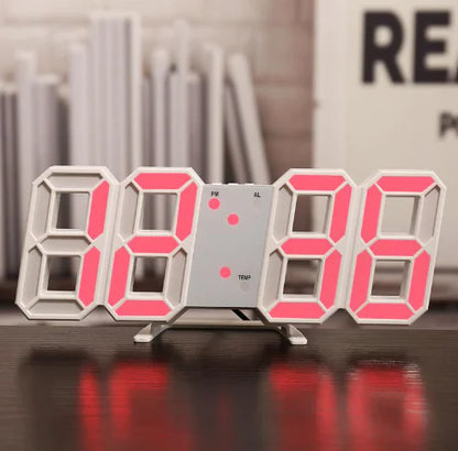 Organize Your Day: Versatile LED Clock with Date & Temperature