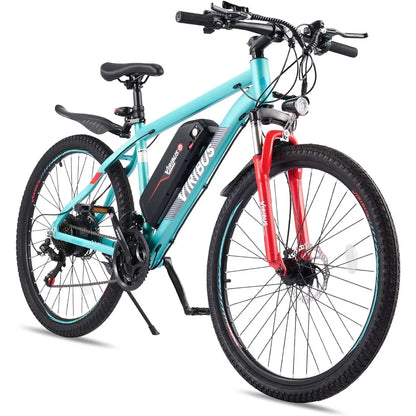 Viribus Electric Mountain Bike for Adults - 500W E-Bike with Suspension, Offroad Electric Bicycle for Men and Women